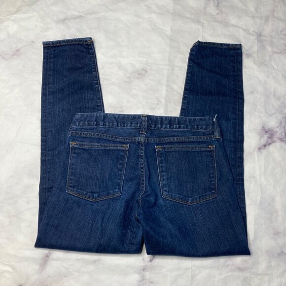 J Crew Toothpick Skinny Jeans Womens Size 27 Ankle Dark Wash - Picture 3 of 3